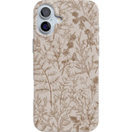 Beige Garden | Neutral Floral Case iPhone Case get.casely Classic + MagSafe® iPhone 16 Plus