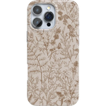 Beige Garden | Neutral Floral Case iPhone Case get.casely Classic + MagSafe® iPhone 16 Pro Max