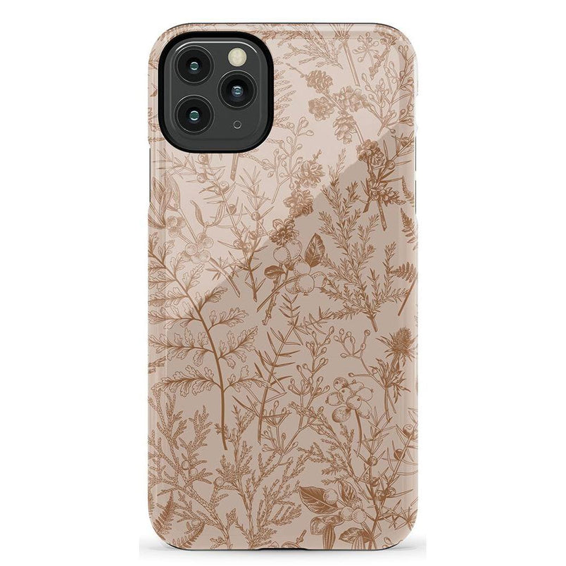 Beige Garden | Neutral Floral Case iPhone Case get.casely Essential iPhone 11 Pro Max