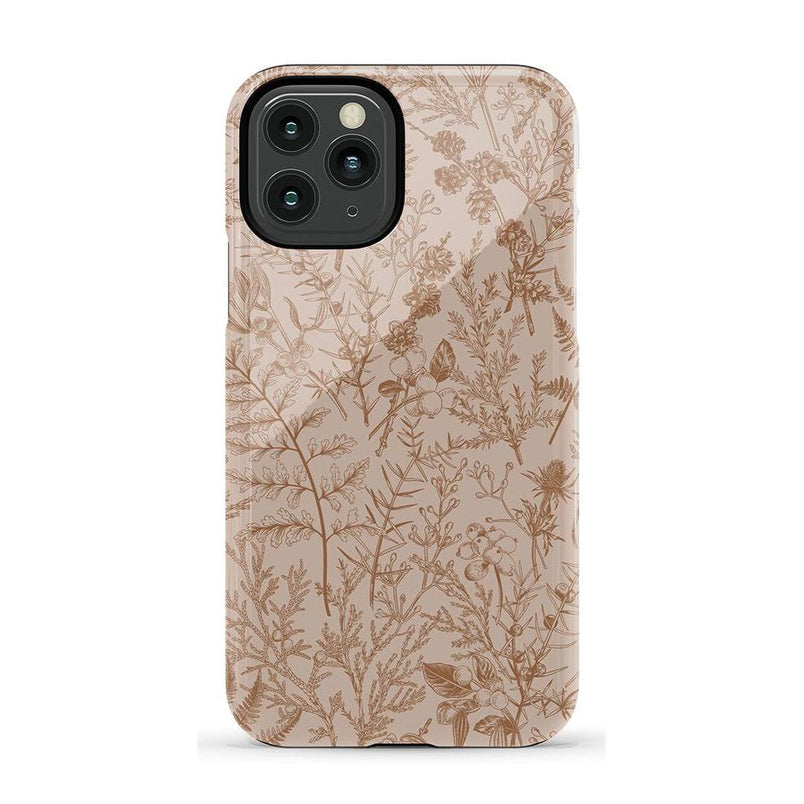Beige Garden | Neutral Floral Case iPhone Case get.casely Essential iPhone 11 Pro
