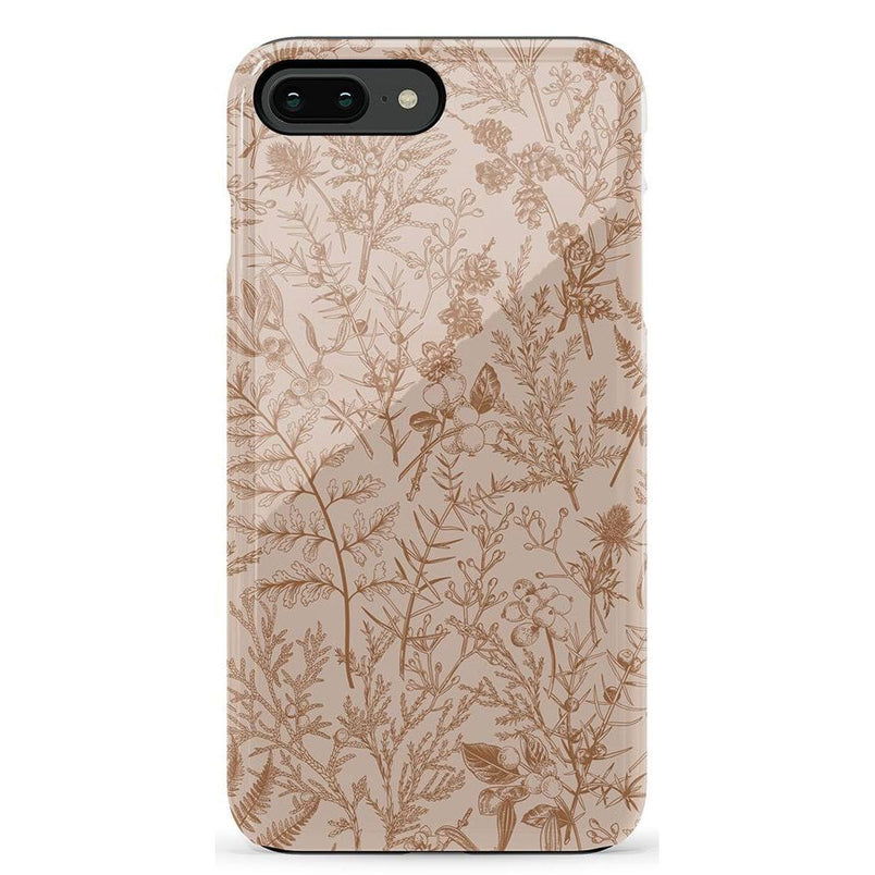 Beige Garden | Neutral Floral Case iPhone Case get.casely Essential iPhone 6/7/8 Plus