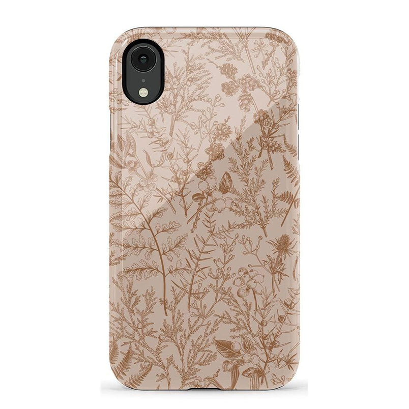 Beige Garden | Neutral Floral Case iPhone Case get.casely Essential iPhone XR 