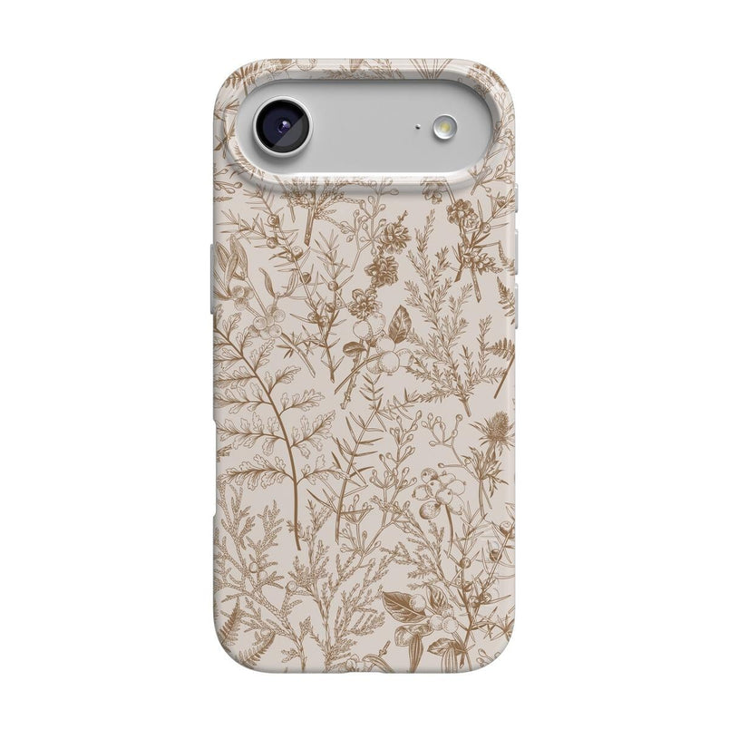 Beige Garden | Neutral Floral Case iPhone Case get.casely 
