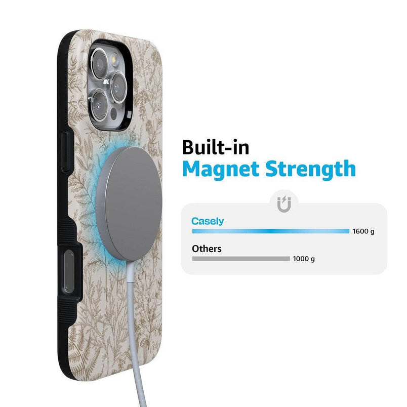 Beige Garden | Neutral Floral Case iPhone Case get.casely 