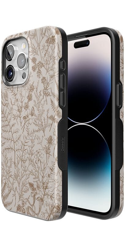 Beige Garden | Neutral Floral Case iPhone Case get.casely 