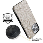 Beige Garden | Neutral Floral Case iPhone Case get.casely 