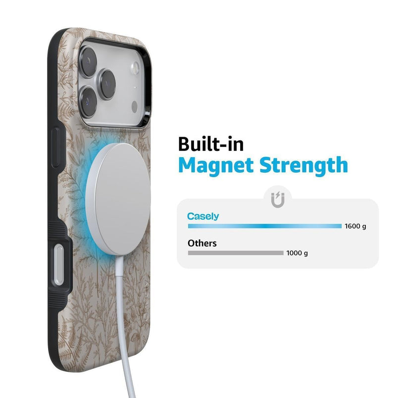 Beige Garden | Neutral Floral Case iPhone Case get.casely 