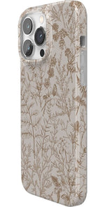 Beige Garden | Neutral Floral Case iPhone Case get.casely 
