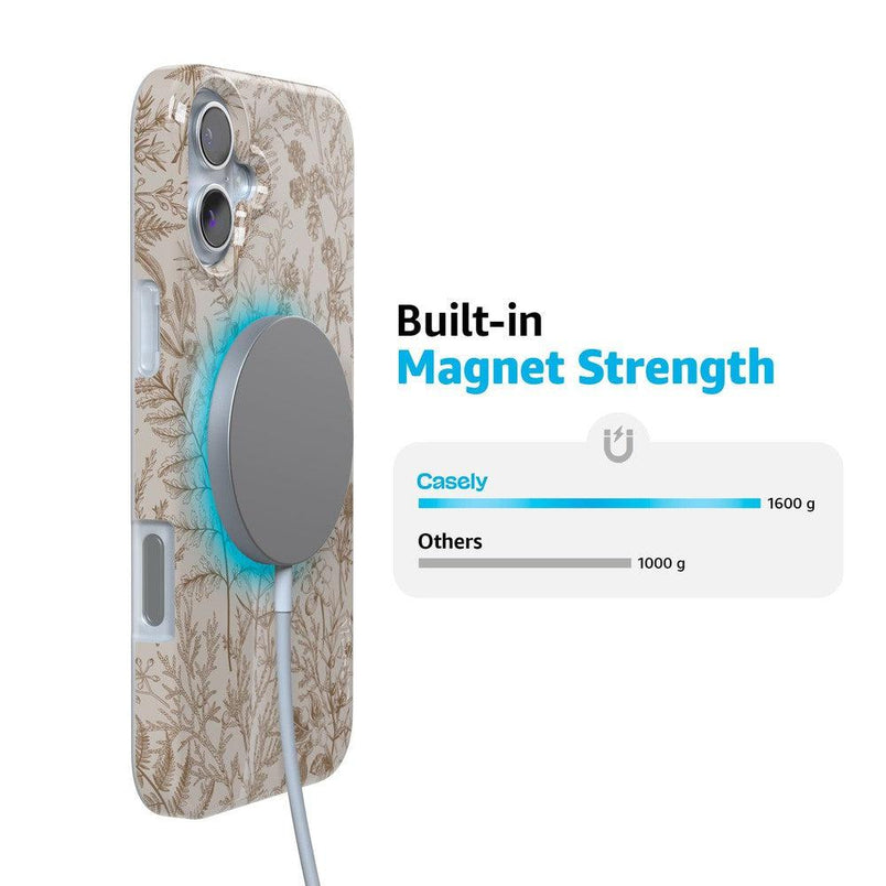 Beige Garden | Neutral Floral Case iPhone Case get.casely 