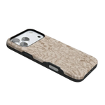 Beige Garden | Neutral Floral Case iPhone Case get.casely