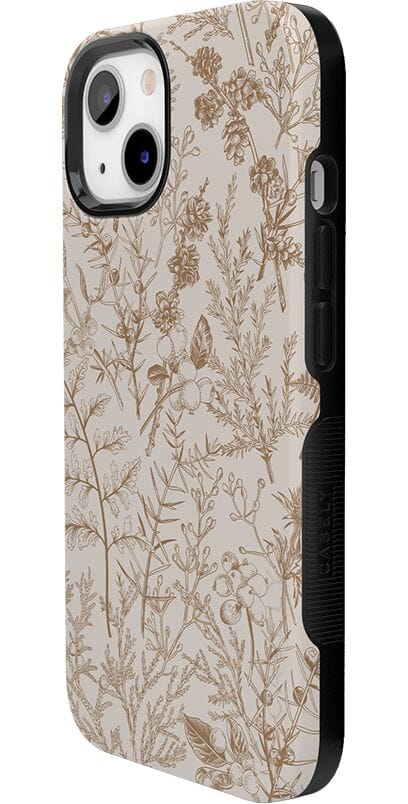 Beige Garden | Neutral Floral Case iPhone Case get.casely 