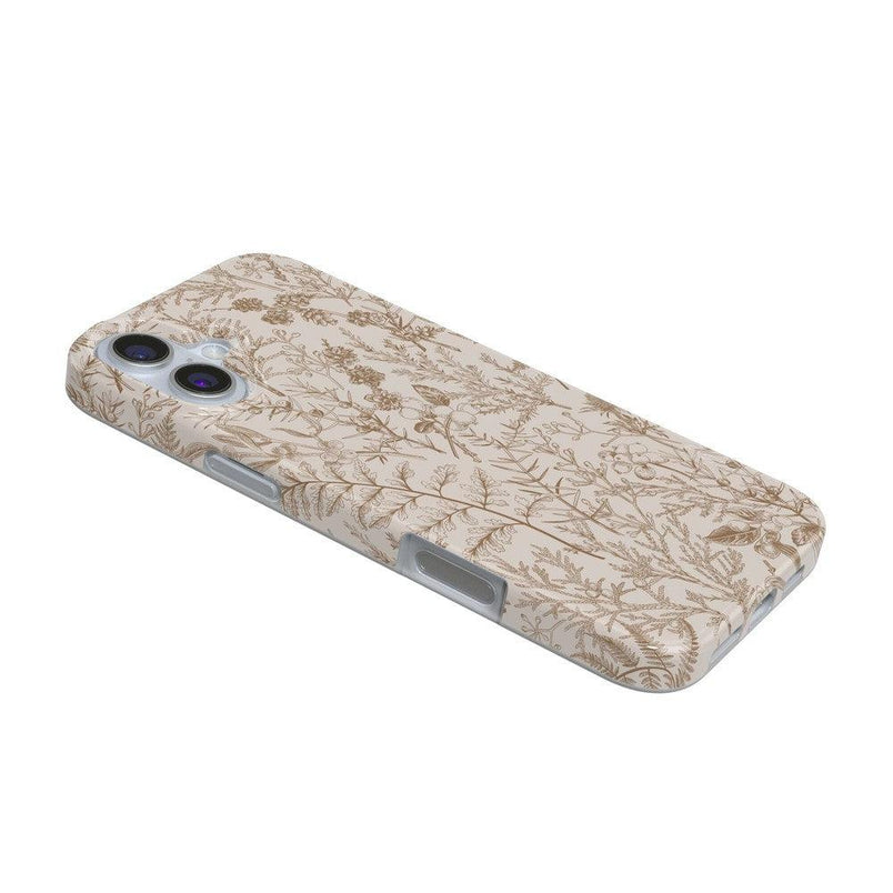 Beige Garden | Neutral Floral Case iPhone Case get.casely 