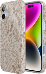 Beige Garden | Neutral Floral Case iPhone Case get.casely 