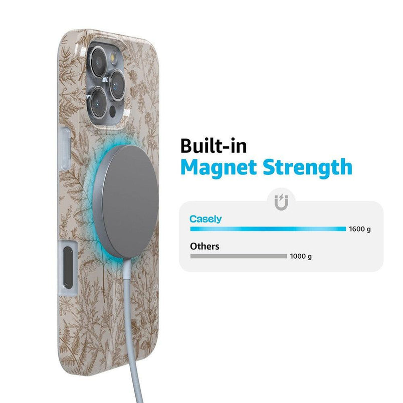 Beige Garden | Neutral Floral Case iPhone Case get.casely 