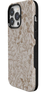 Beige Garden | Neutral Floral Case iPhone Case get.casely 