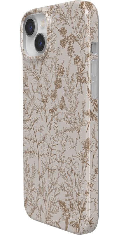 Beige Garden | Neutral Floral Case iPhone Case get.casely 