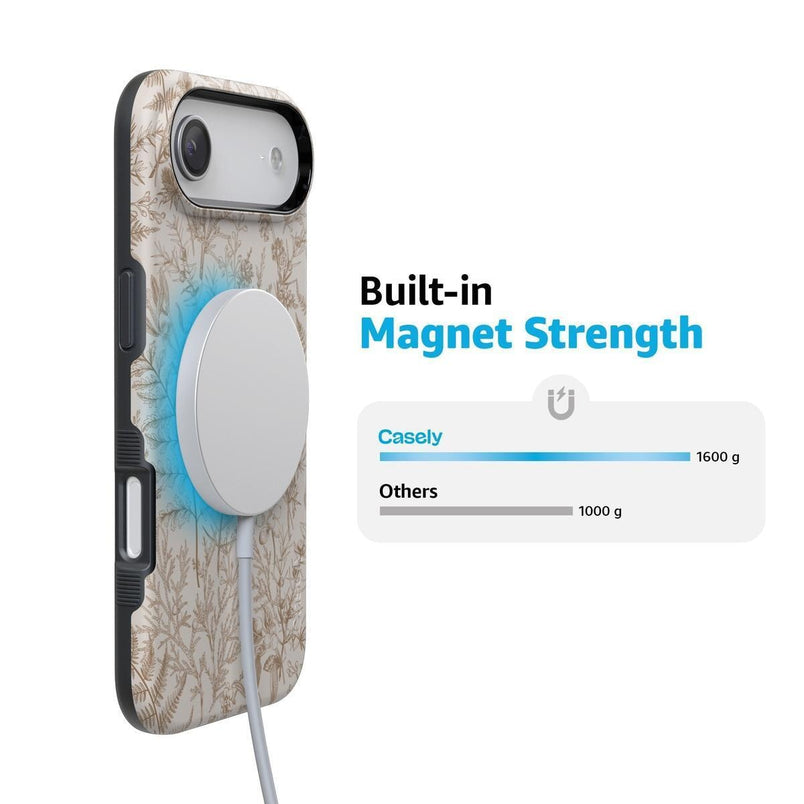 Beige Garden | Neutral Floral Case iPhone Case get.casely 