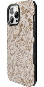 Beige Garden | Neutral Floral Case iPhone Case get.casely 