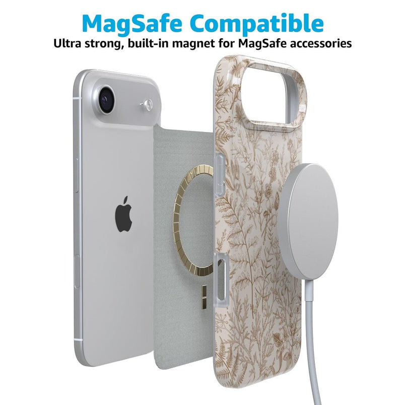 Beige Garden | Neutral Floral Case iPhone Case get.casely 