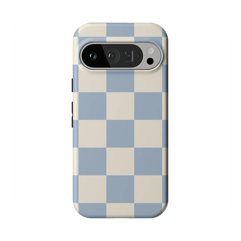 Fit Check | Light Blue Checkerboard Case - Google Pixel 9 Pro