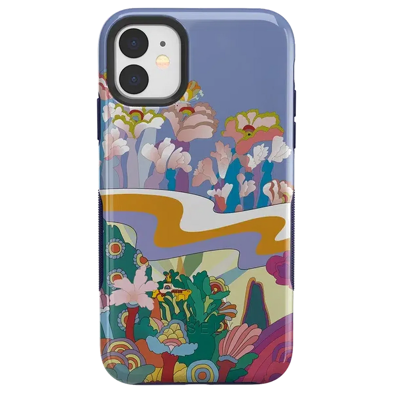 Beneath the Waves | The Beatles Yellow Submarine Case iPhone Case get.casely Bold iPhone 11