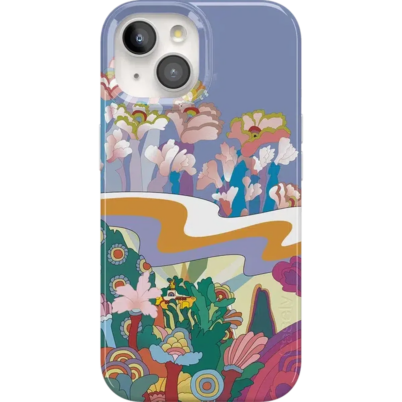Beneath the Waves | The Beatles Yellow Submarine Case iPhone Case get.casely Classic + MagSafe® iPhone 15 Plus
