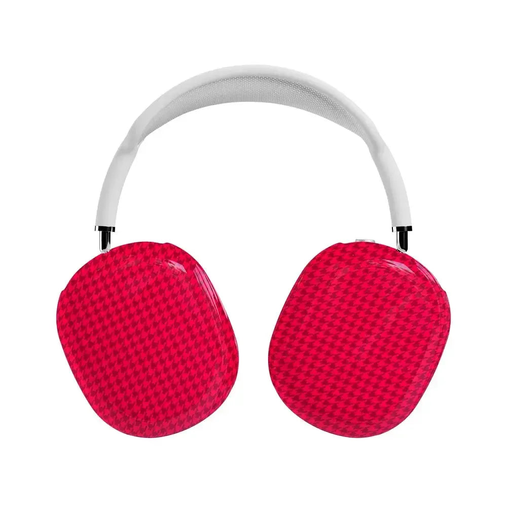 Best Dressed Red Houndstooth AirPods Max Case - Thumbnail 3