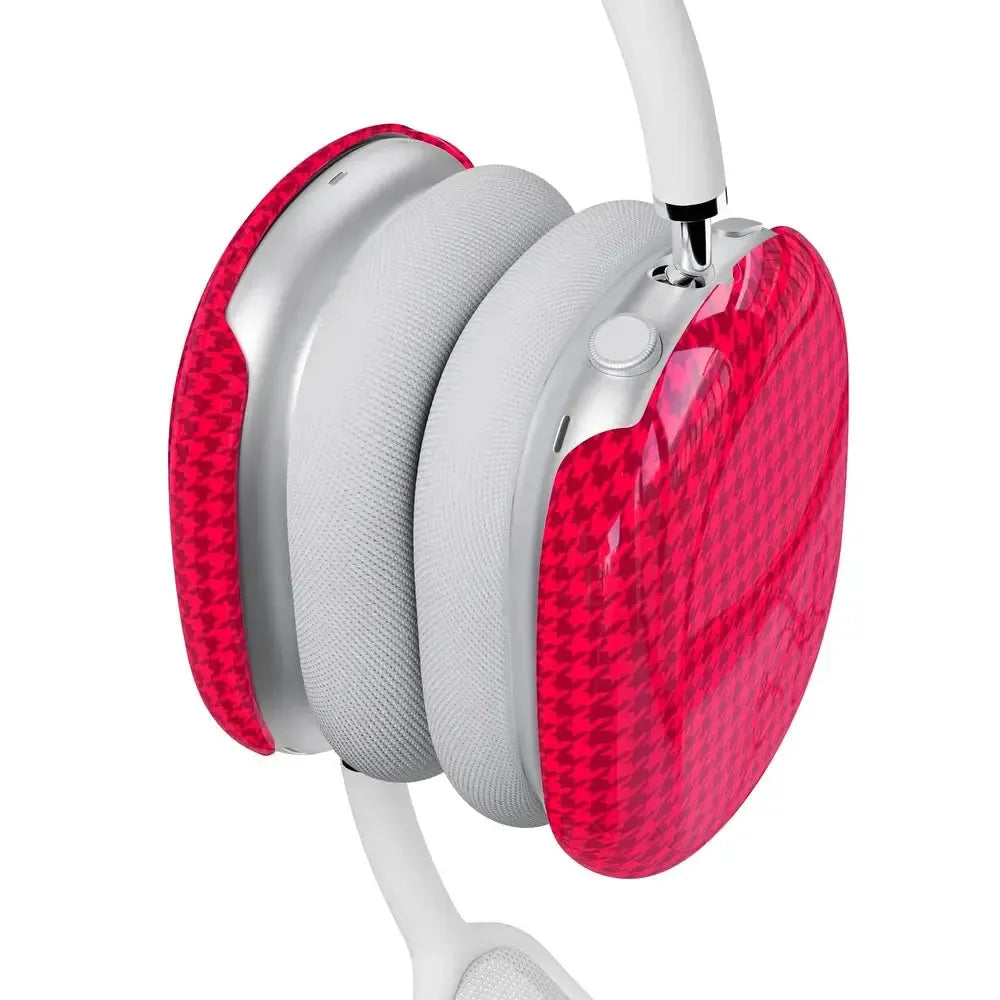 Best Dressed Red Houndstooth AirPods Max Case - Thumbnail 4