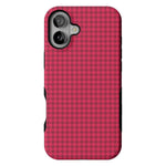 Best Dressed | Red Houndstooth Case iPhone Case get.casely Bold + MagSafe® iPhone 16 