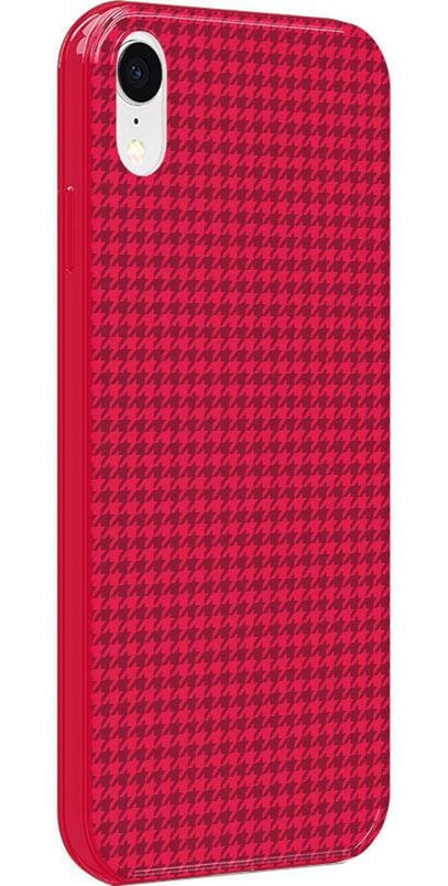 Best Dressed | Pink Houndstooth Case iPhone Case get.casely 