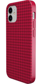Best Dressed | Pink Houndstooth Case iPhone Case get.casely 