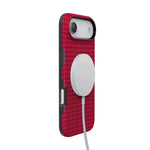 Best Dressed | Red Houndstooth Case iPhone Case get.casely 