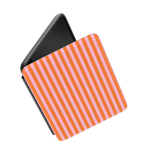 Perfect Stripes | Orange & Pink Stripes Kindle Case