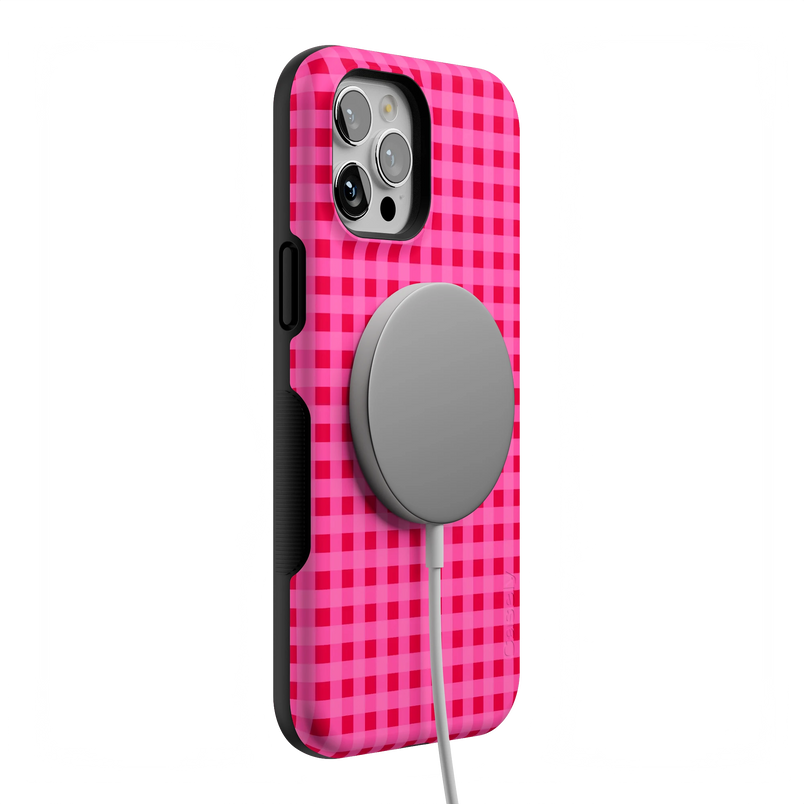 Sweet Jam | Hot Pink Gingham Case