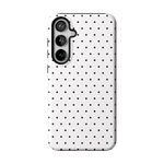 On the Dot | White Polka Dot Case