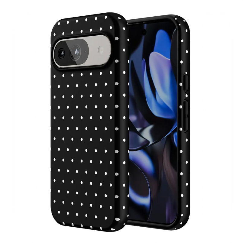 On the Dot | Black Polka Dot Case