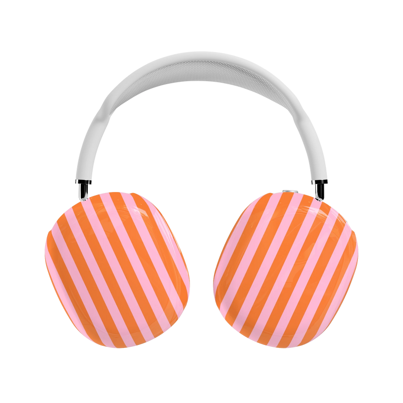 Perfect Stripes | Orange & Pink Stripes AirPods Max Case - AirPods Max
