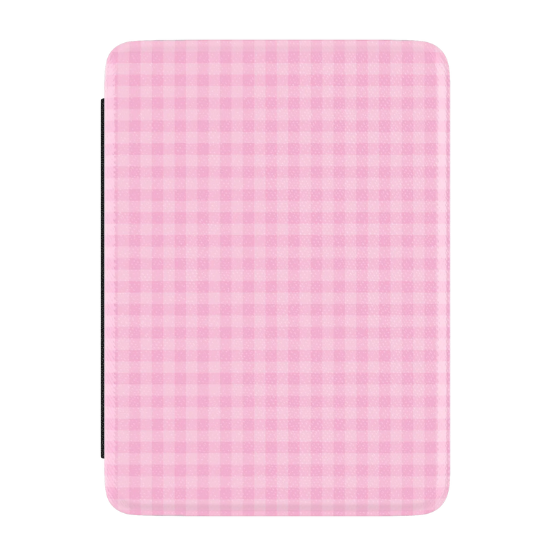Sweet Jam | Light Pink Gingham Kindle Case