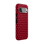 On the Dot | Maroon Polka Dot Case