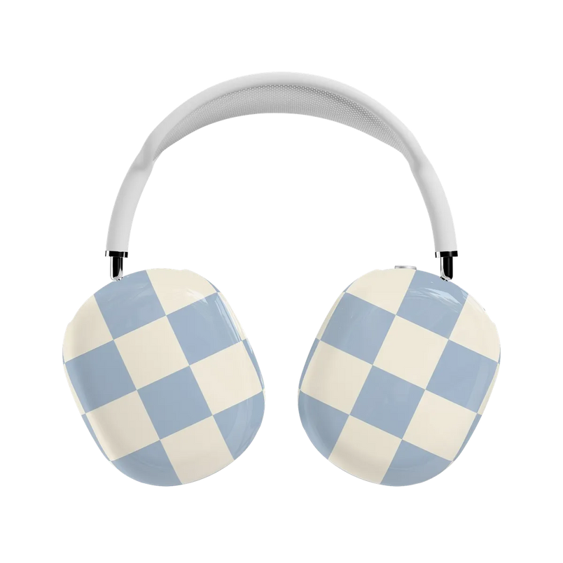 Fit Check | Light Blue Checkerboard AirPods Max Case