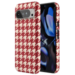 Scarlet Stitch | Red Houndstooth Case