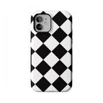 Black Checkerboard | High Contrast Design Case Phone Case Casetry Bold Flex + MagSafe® iPhone 12