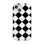 Black Checkerboard | High Contrast Design Case Phone Case Casetry Classic + MagSafe® iPhone 15 