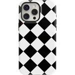 Black Checkerboard | High Contrast Design Case Phone Case Casetry Essential + MagSafe® iPhone 15 Pro Max