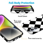 Black Checkerboard | High Contrast Design Case Phone Case Casetry 
