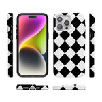Black Checkerboard | High Contrast Design Case Phone Case Casetry 