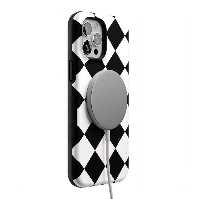 Black Checkerboard | High Contrast Design Case Phone Case Casetry 