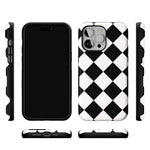 Black Checkerboard | High Contrast Design Case Phone Case Casetry 