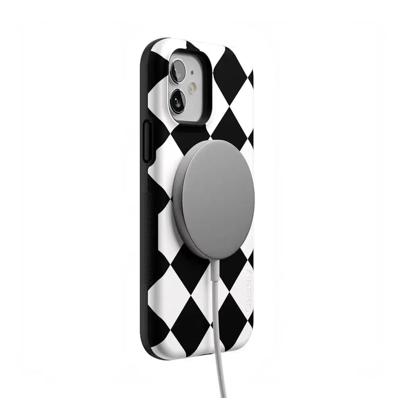 Black Checkerboard | High Contrast Design Case Phone Case Casetry 