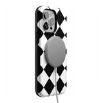 Black Checkerboard | High Contrast Design Case Phone Case Casetry 